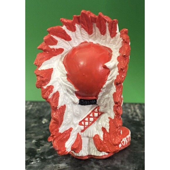 Vintage 1983 NFL Huddles KANSAS CITY CHIEFS Mascot 2" PVC Figure Rare - Picture 3 of 7